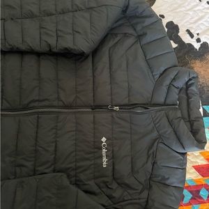 Columbia Omni heat powder lite jacket black,men’s L